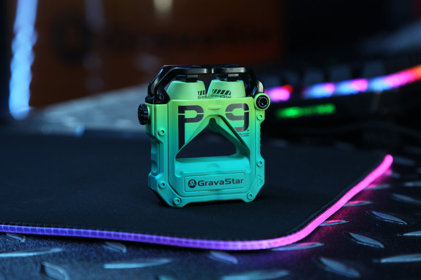 Gravastar Sirius Pro Earbuds Neon Green