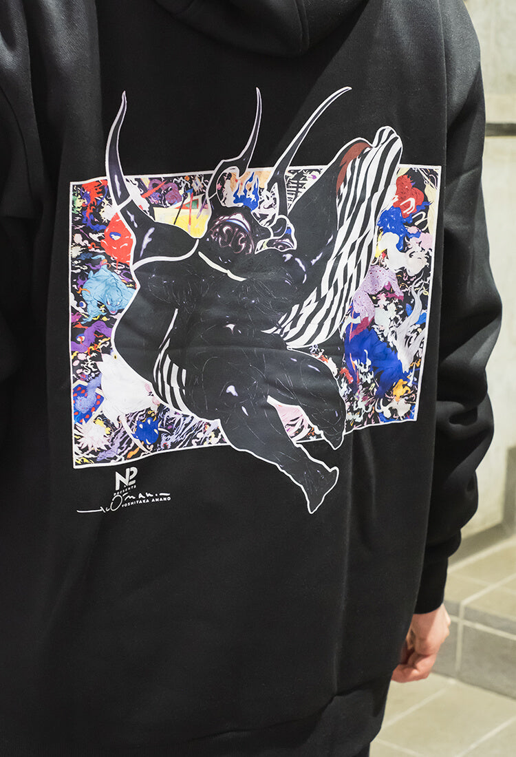 [N2 x Yoshitaka Amano] Nightmare Hoodie (Black)