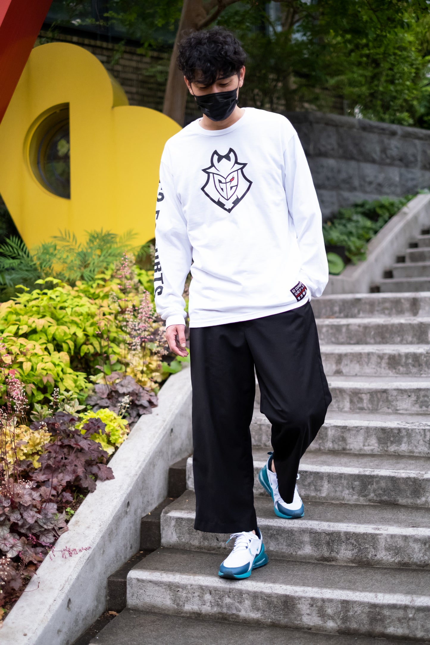 G2 Esports Essential Long Sleeve T-Shirt (White)