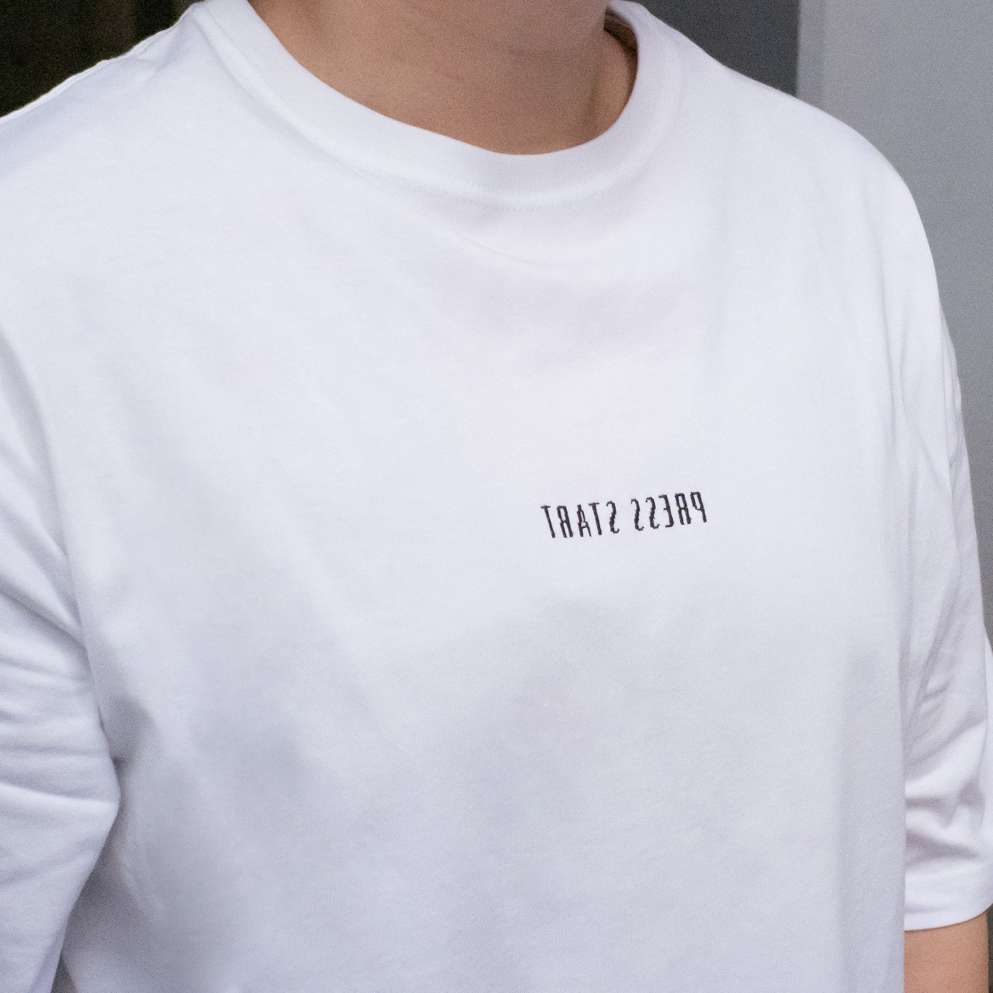 Press Start T-shirt (White) – FUTAROKU
